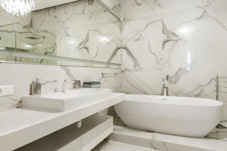 38 Best Marble Bathroom Design Ideas